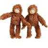 Süßer kleiner Affenanhänger Plüschtier Tier Orang-Utan Plüschtier Taschenanhänger Weiches gefülltes Rucksack-Schlüsselanhänger Weihnachtsgeschenke