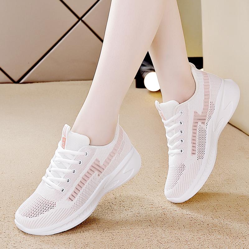 Fashion Woven Breathable and Comfortable Women's Sports Casual Running Shoes Fashionable and Popular Women's Casual Running Shoes