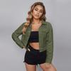 Chaqueta vaquera de primavera y otoño para mujer Chaqueta corta informal para mujer Tops