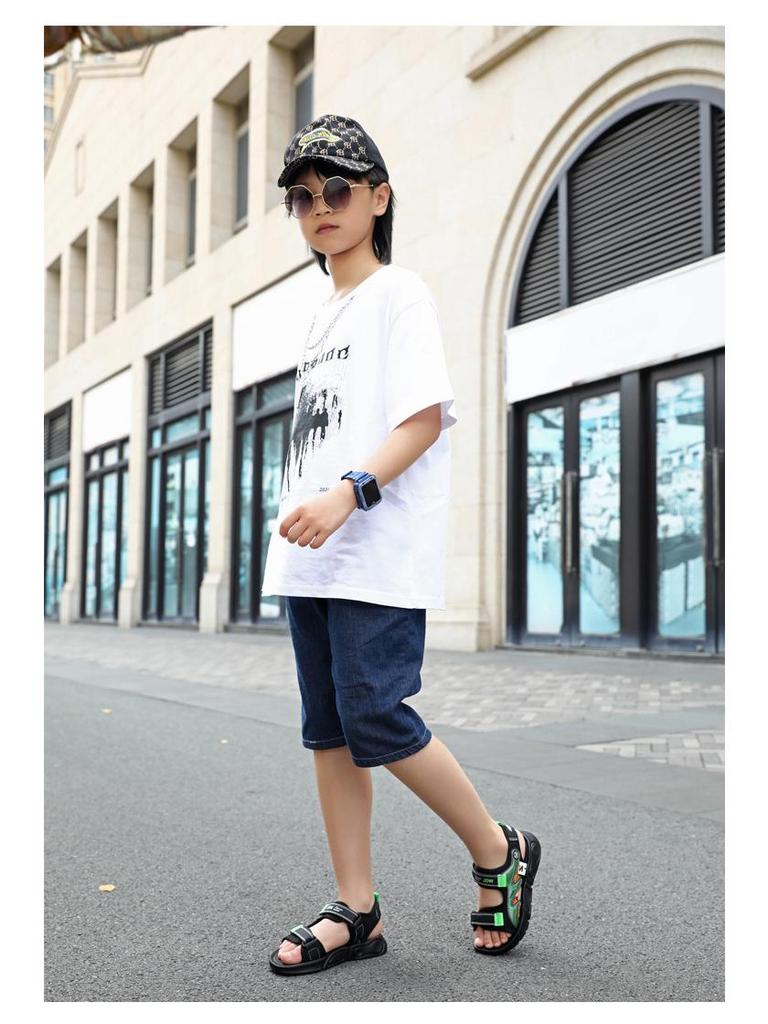 Non-Slip Boys' Casual Summer Sandals – Odor-Resistant, Soft Sole, Shock-Absorbing