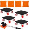 360 Degree Rotatable Furniture Lifter Heavy Duty Furniture Movers Roller Dollies  Furnishings