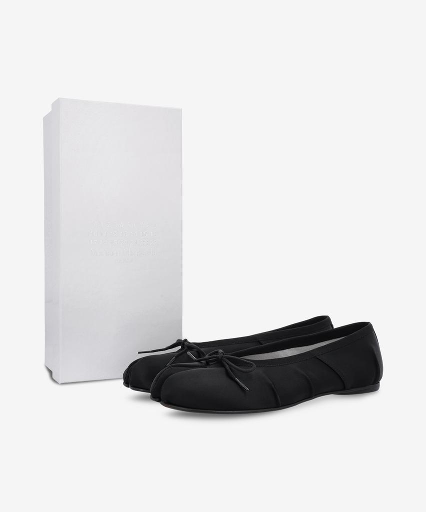 Maison Margiela New Tabi Ballerina Flat Shoes - Black / S58Wz0155P7551T8013