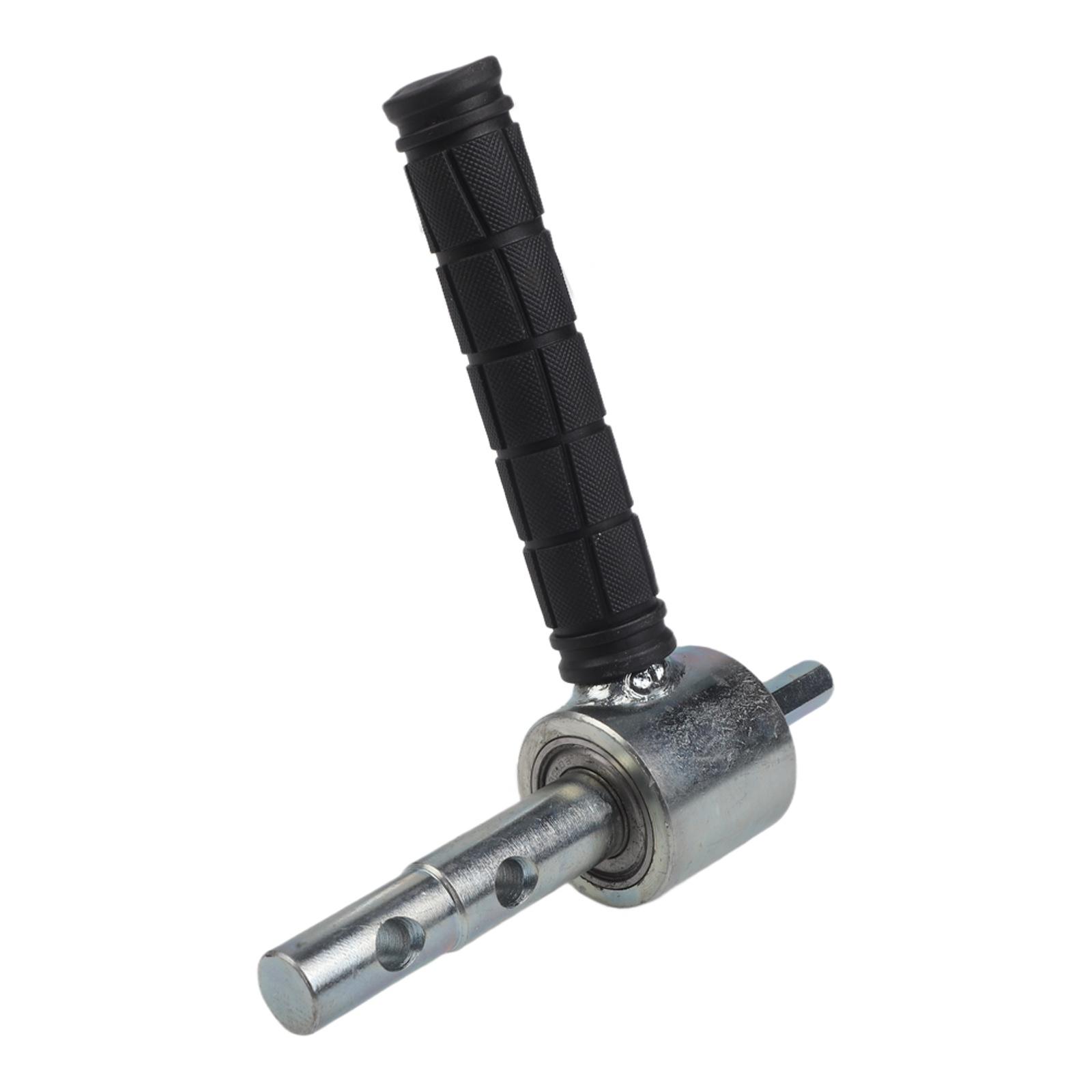 For Ice Fishing Ice Auger Adapter Quick Connect Adapter Tool Part Quick Connector Anti-Slip Rubber Grip Metal Construction China Mainland