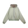 Men's Reversible Hooded Cotton Jacket - Winter Warmth with Fleece Lining