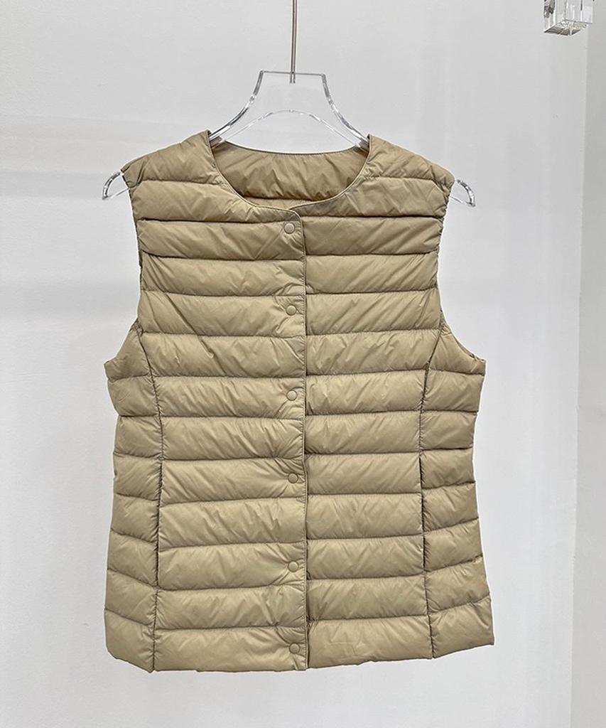 Versatile Women's Down Vest - 90% White Duck Down
