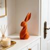 Easter Bunny Statue Ornament - Modern Minimalist Living Room Desktop Home Decor