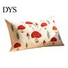 Soft Breathable Sofa Pillow Cover Autumn Embroidered Pillowcase, Mushroom Leaf Throw Cover, 18"x18" 20"x12" Square Bed Farmhouse for Bedroom