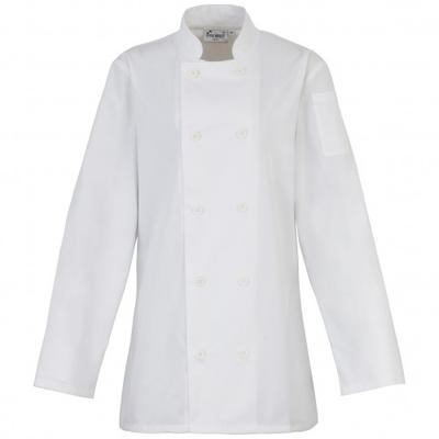 Premier Womens/Ladies Long Sleeve Chefs Jacket / Chefswear