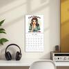 2026 Wall Calendar Enthusiastic Fuuny Pin-up Girl 12month Schedule Organizer Daily Weekly Agenda Planner Home Office Decor