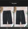 Shiying 2024 Women's Quick-Dry High-Waist Swim Trunks - European & American Style, Conservative Solid Color Boxer Briefs