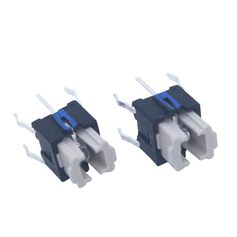LED Lighted Tactile Key Switch 6x6 - Red, Blue, Green, White, Bicolor Options