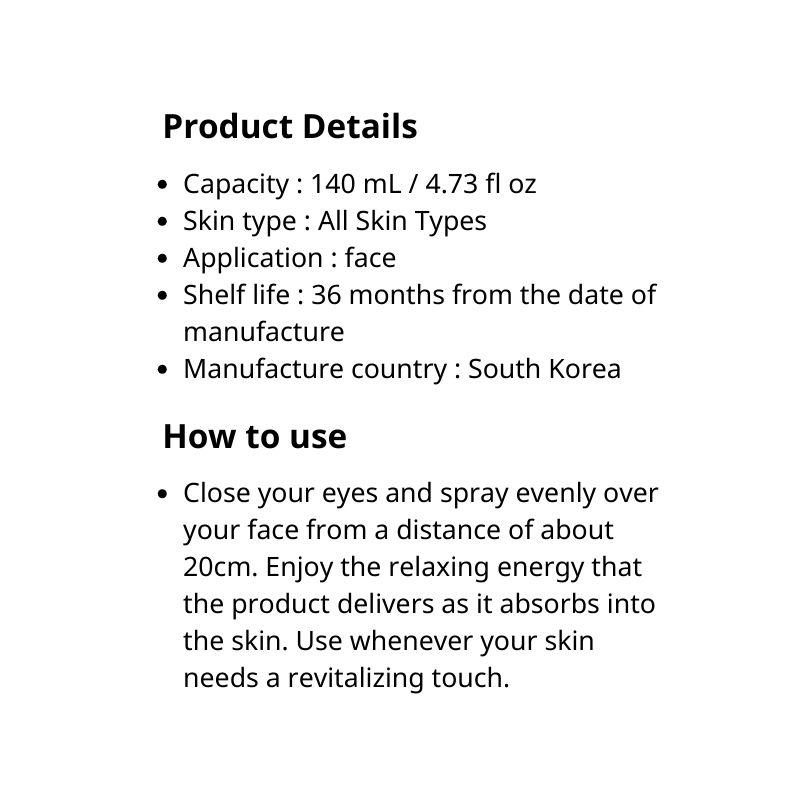 HOLITUAL Nutri Elixir Mist 140 ml / 4,73 fl oz