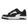 Puma Slipstream Lo Block - Zapatillas Unisex Blancas Noche Parisina Azules 385643-01