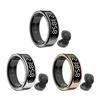 Smart Ring Fitness Tracker Ring with Heart Rate Blood Oxygen Sleep Monitoring Health Monitor with Display Screen for Women&Men
