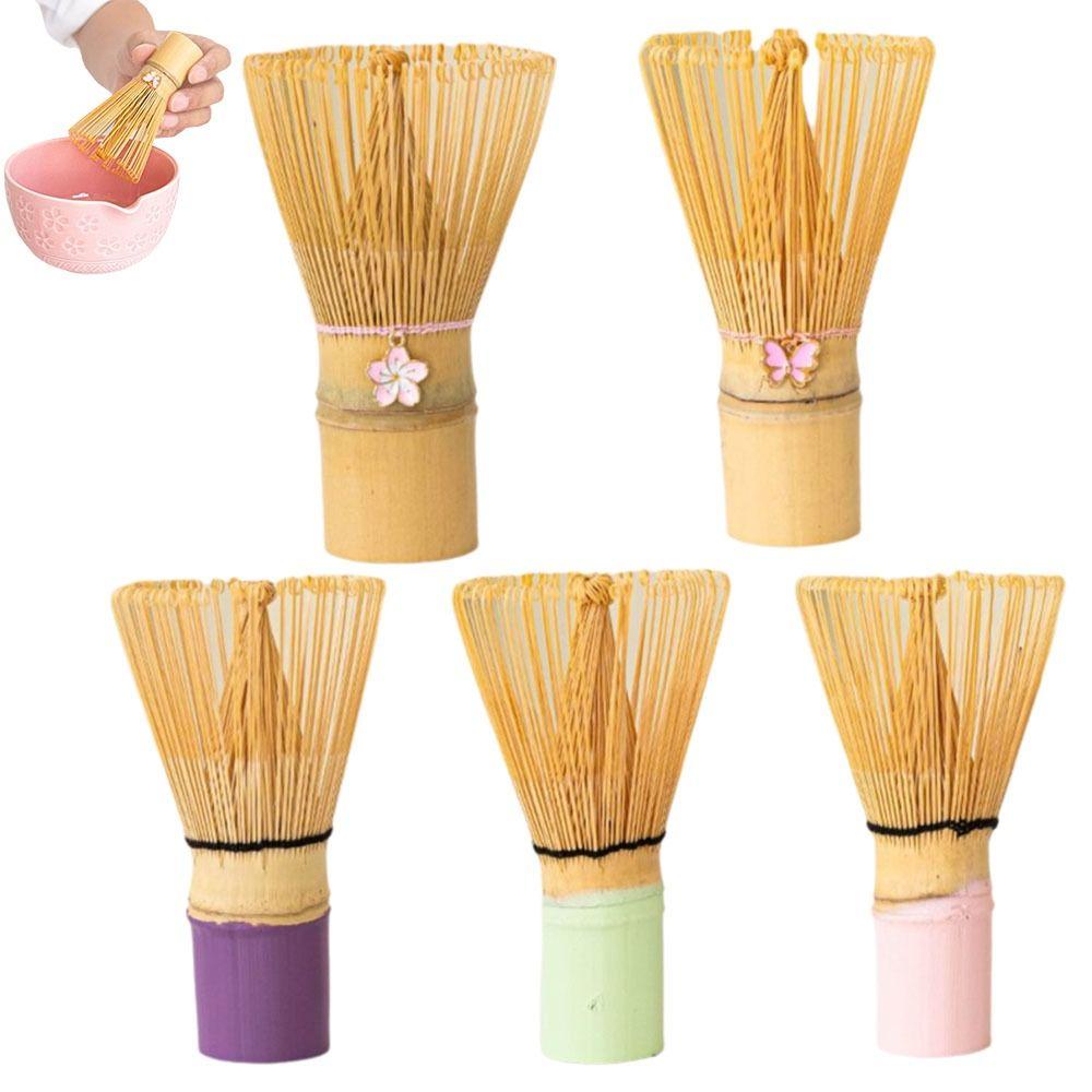 Traditional Bamboo Matcha Whisk Reusable Multifunctional Chasen Japanese Tea Set Matcha Brush Teaware