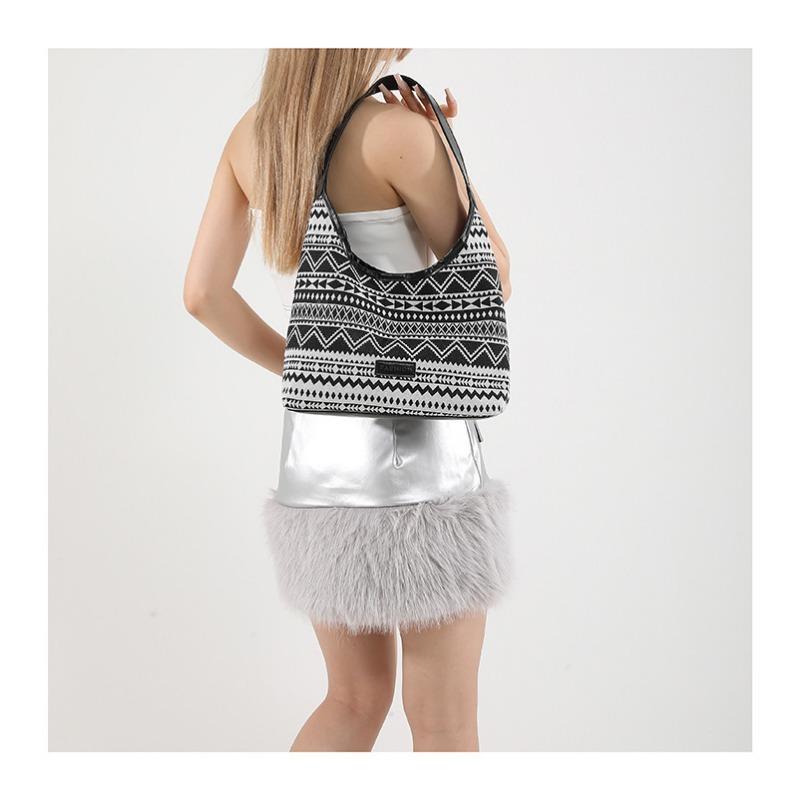 Geantă de umăr de primăvară și de vară pentru studenți de maree străină Geantă de clasă de îmbinare a culorilor zilnice