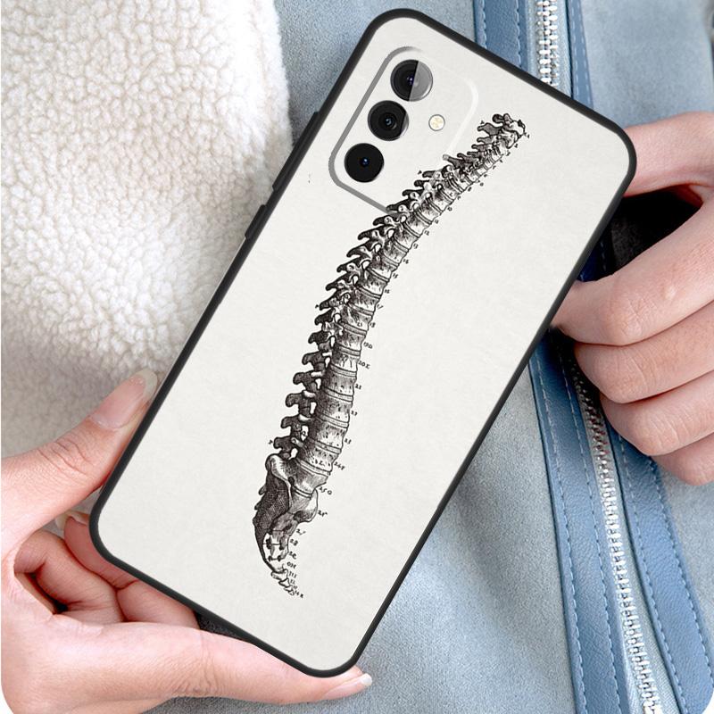 Medical Human Anatomy Phone Case For Samsung Galaxy A15 A25 A35 A55 A54 A34 A14 A13 A33 A53 A12 A32 A52 A71 A51
