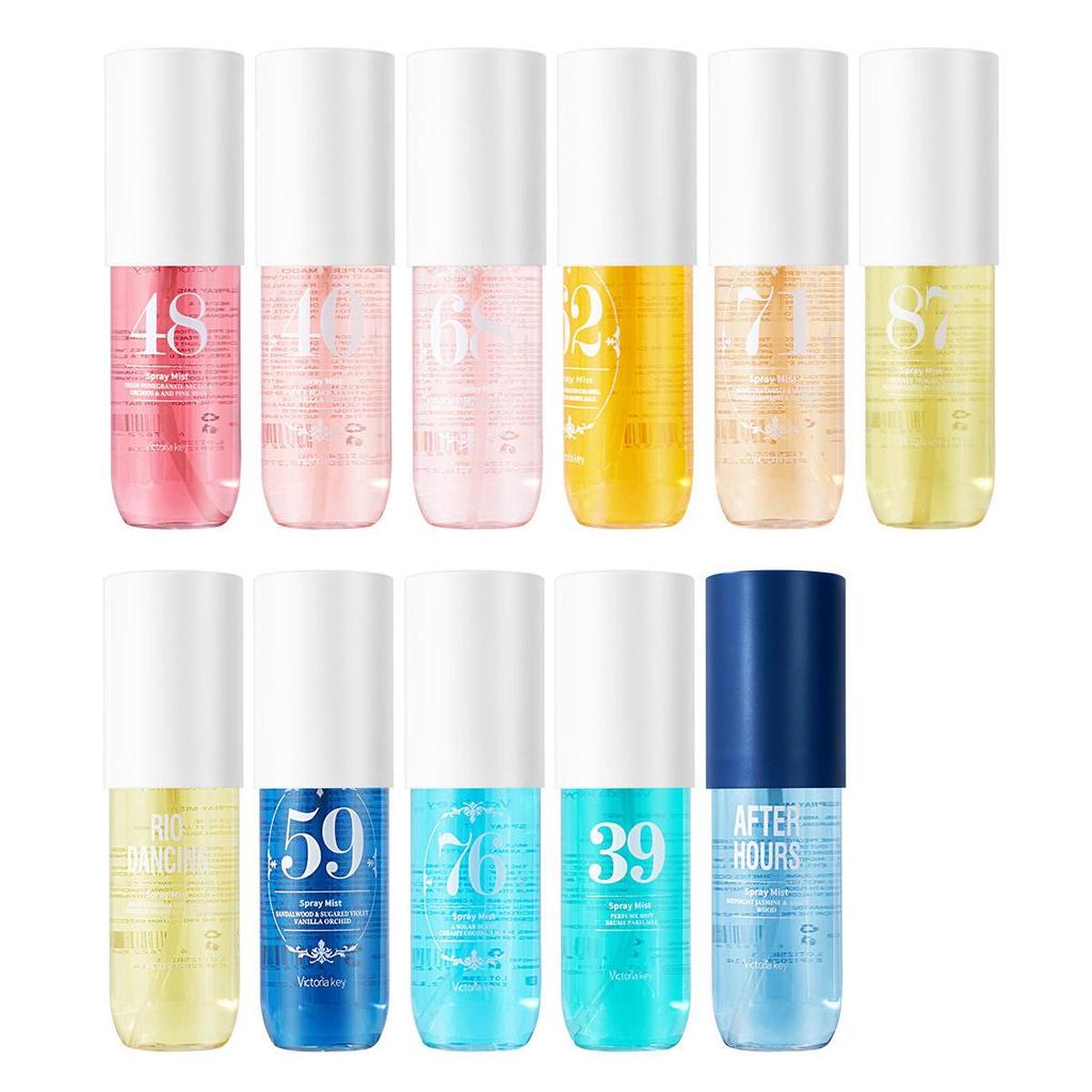 Cross 18 Styles Alcohol-Free Brazilian Perfume Mist for Body & Hair - Long-Lasting Women's Fragrance