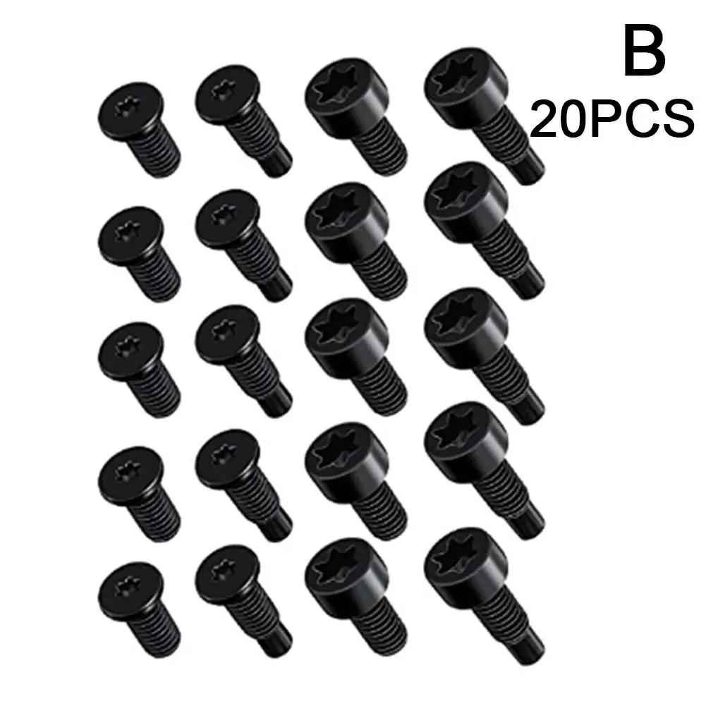 16/20pcs Doorbell Replacement Screws Security Screws T16 T5 Long Short Home Intelligent Doorbell Anti-theft Doorbell Hardware