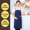 Water Resistant Work Apron Adjustable Straps Restaurant Apron Gifts Cooking Apron  Restaurant Work