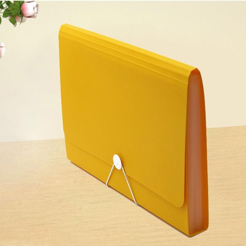 Multi Pocket File Hold Organiser With Carry Handle Waterproof Design For Students Professional