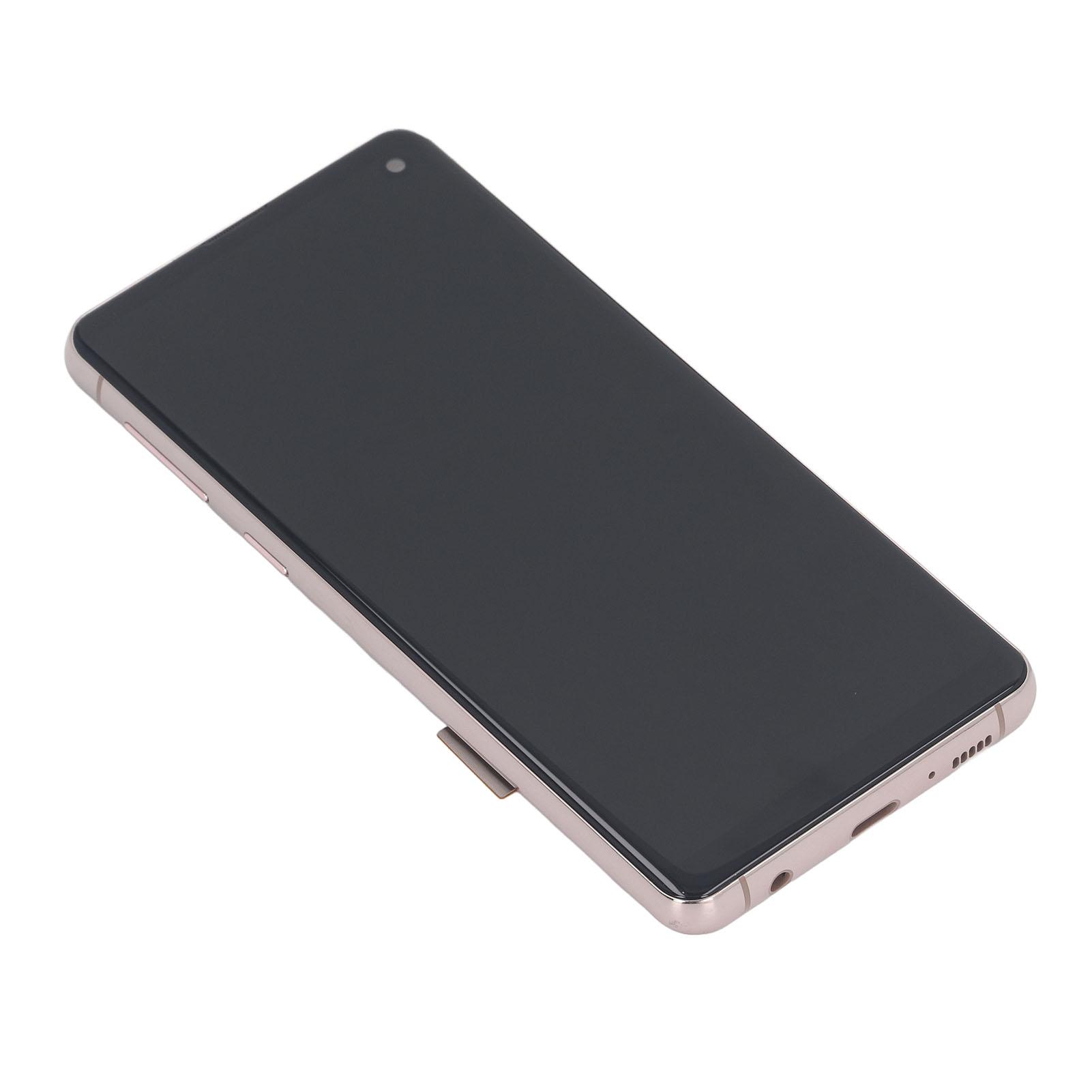 

Замена TFT-экрана для Galaxy S10 6.05in с рамкой сенсорного экрана дисплея дигитайзера в сборе розового золота