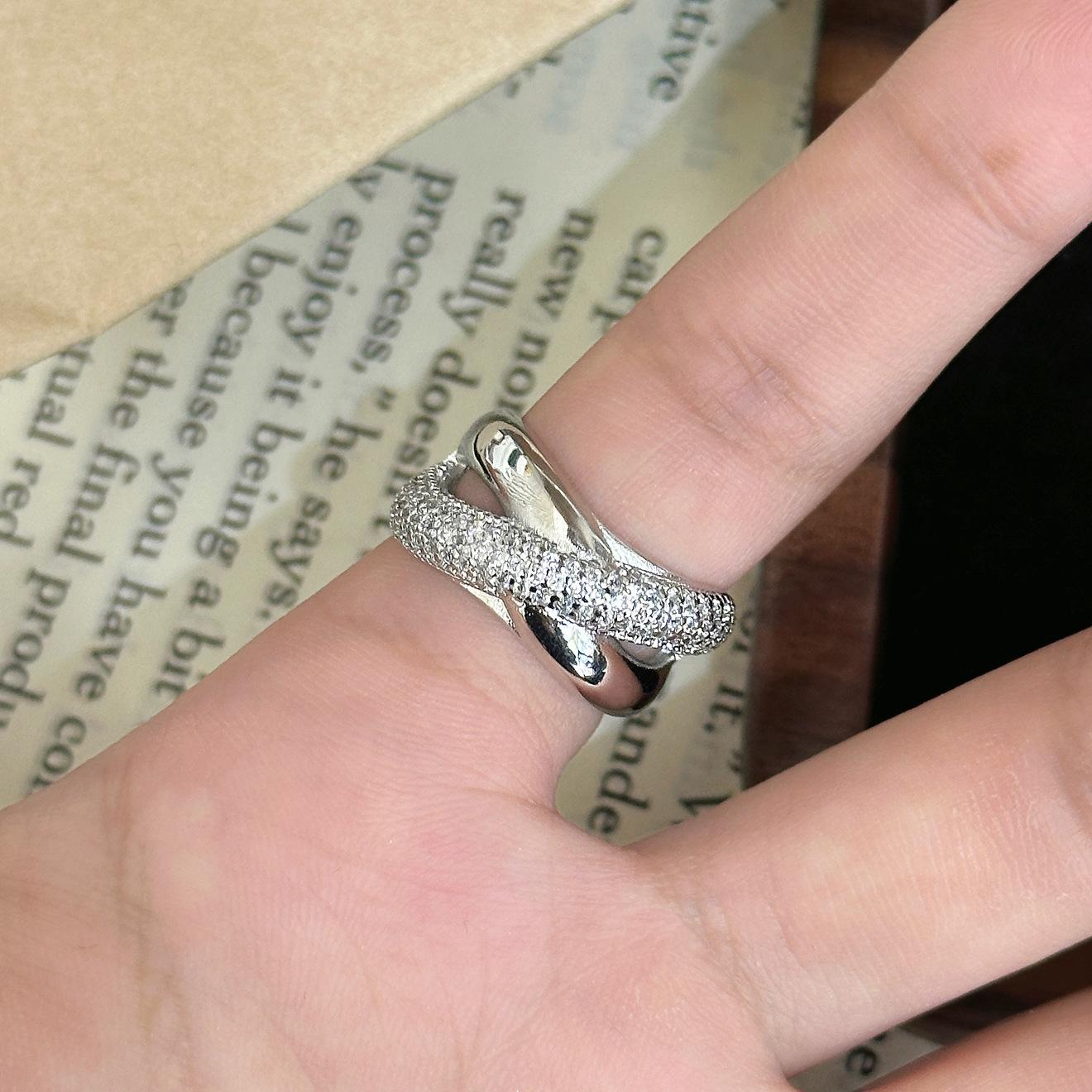 

New heavy industry cross ring wind ring design finger ring
