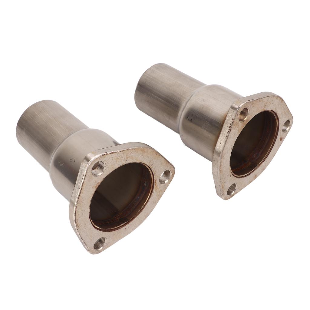 3 Bolt Exhaust Header Collector Flange Reducer Kit 2 12 To 2in Diameter for Automotive