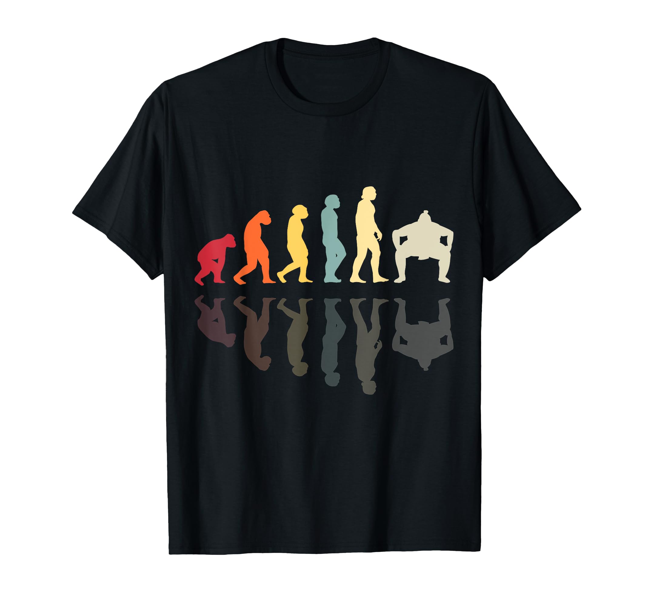 

Evolution Sumo Martial Arts Pro Wrestling Match Sumo Rikishi T-Shirt чорний