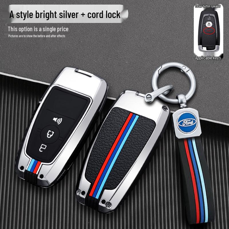 2020 Ford Escape & 2022 Mondeo Edge Two-Button Car Key Case