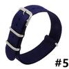 18MM 20MM 22MM Nylon Watch Band Sport Casual Straps Replacement With Stainless Steel Buckle For Men Women's Watch Accessories