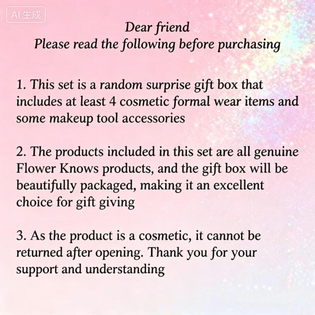 Flower Knows Full Series Makeup Set - Eyeshadow Blush Lip Gloss Surprise Gift Box - Women's Gift Set PLUS Edition (Minimum 4 Pieces)
