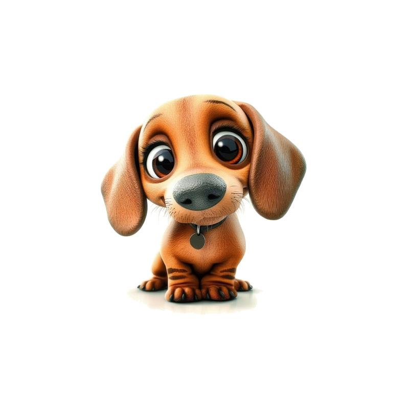 

Big Ear Puppy Waterproof Self Adhesive Toilet Lid Sticker for Bathroom Home Decor 28x29cm разноцветный