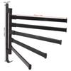 Aluminum Swivel Towel Bar Black Towel Holder Practical Swivel Towel Rack  Space Saving