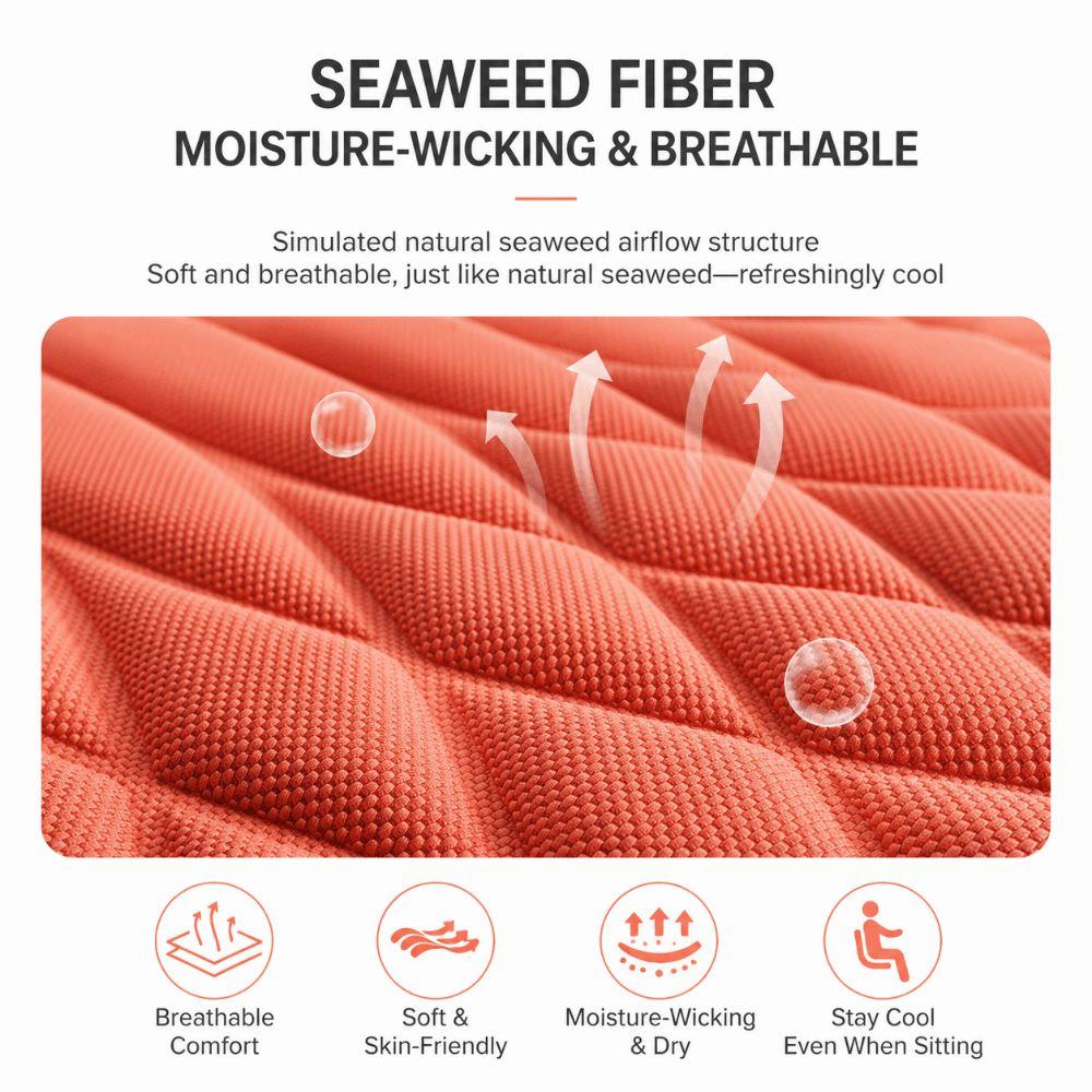 Universal Car Seat Cushions Seaweed Fiber Auto Protector Mat Car Interior Cushion Four Seasons