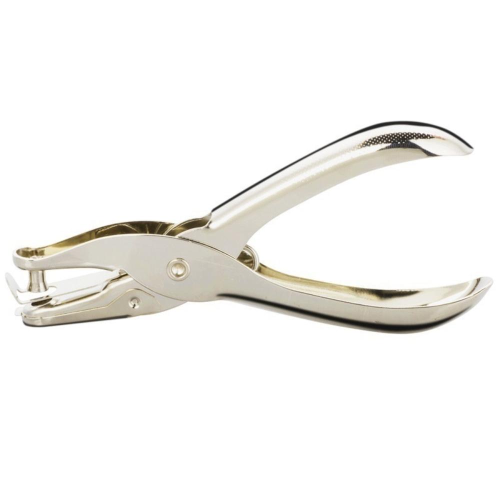 

Металлический материал Офисные канцелярские товары Дырокол Ручной перфоратор Тип с одним отверстием 8 страниц за раз 1 серебряный