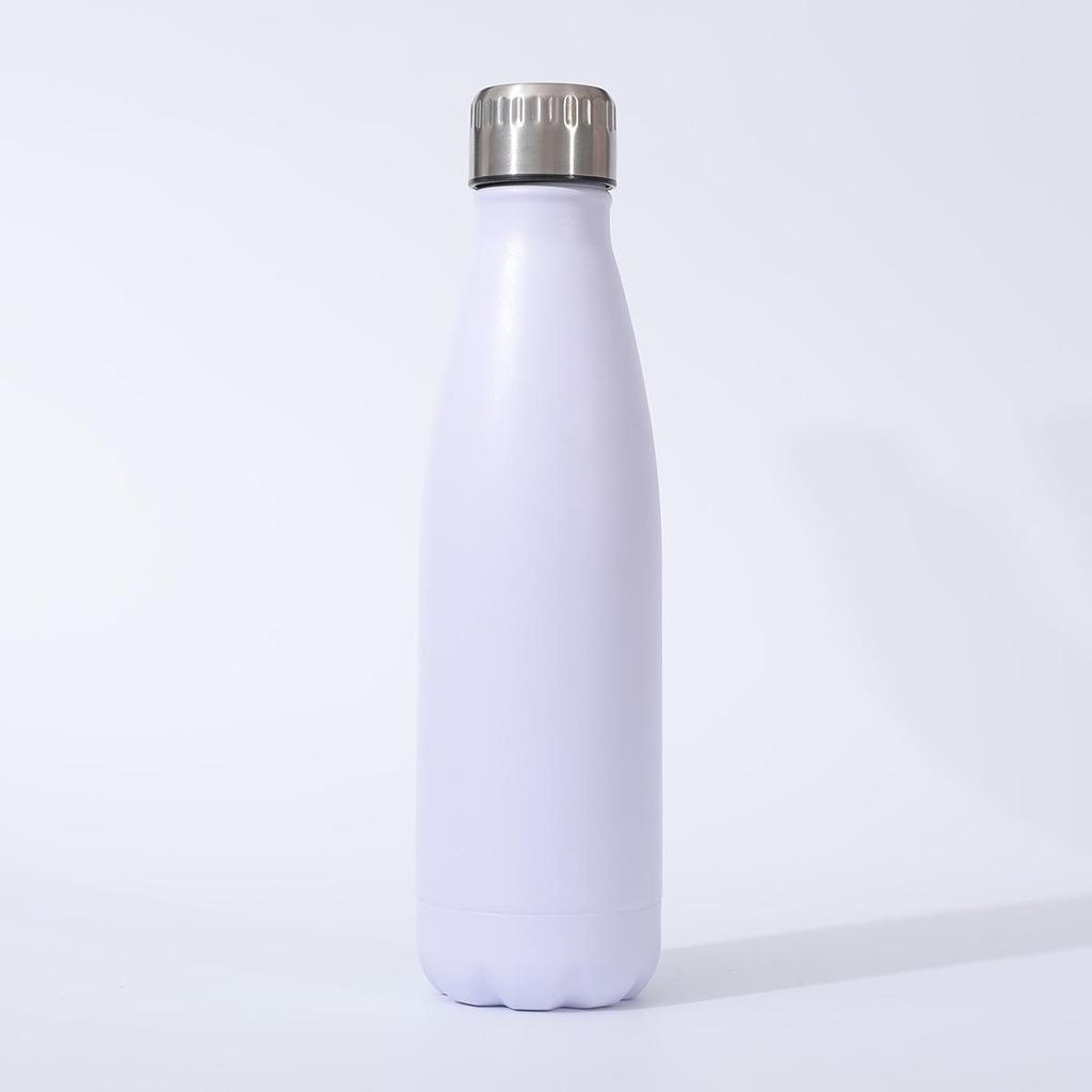 Borraccia Sportiva in Acciaio Inossidabile a Forma di Bottiglia di Coca-Cola Portatile Tazza da Acqua per Ciclismo Tazza di Coca-Cola Semplice Bottiglia Fredda