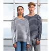 One By Mantis Unisex Adults Long Sleeve Breton Stripe T-Shirt