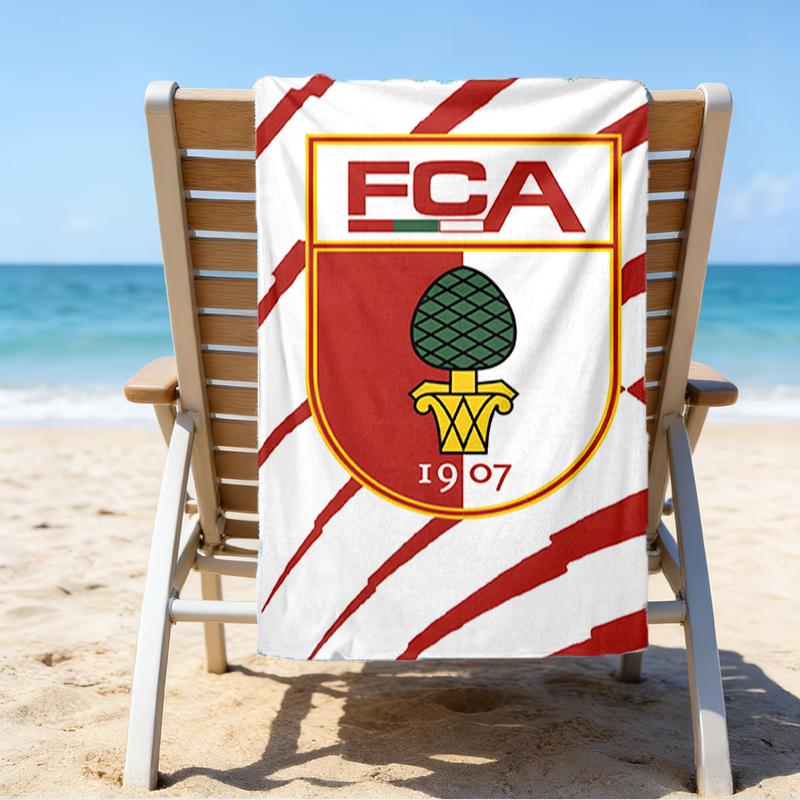 Augs-burg Wappen Strandtuch - Weiche, Saugfähige Mikrofaser, Leicht, Ideal für Den Strand, Partys, Reisen, Camping Fan Geschenke
