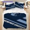 Memphis Grizzlies Bold Fierce Three-piece Set(1 * Duvet Cover + 2 * Pillowcase, Without core)Soft and Comfortable Duvet Cover and Pillowcase