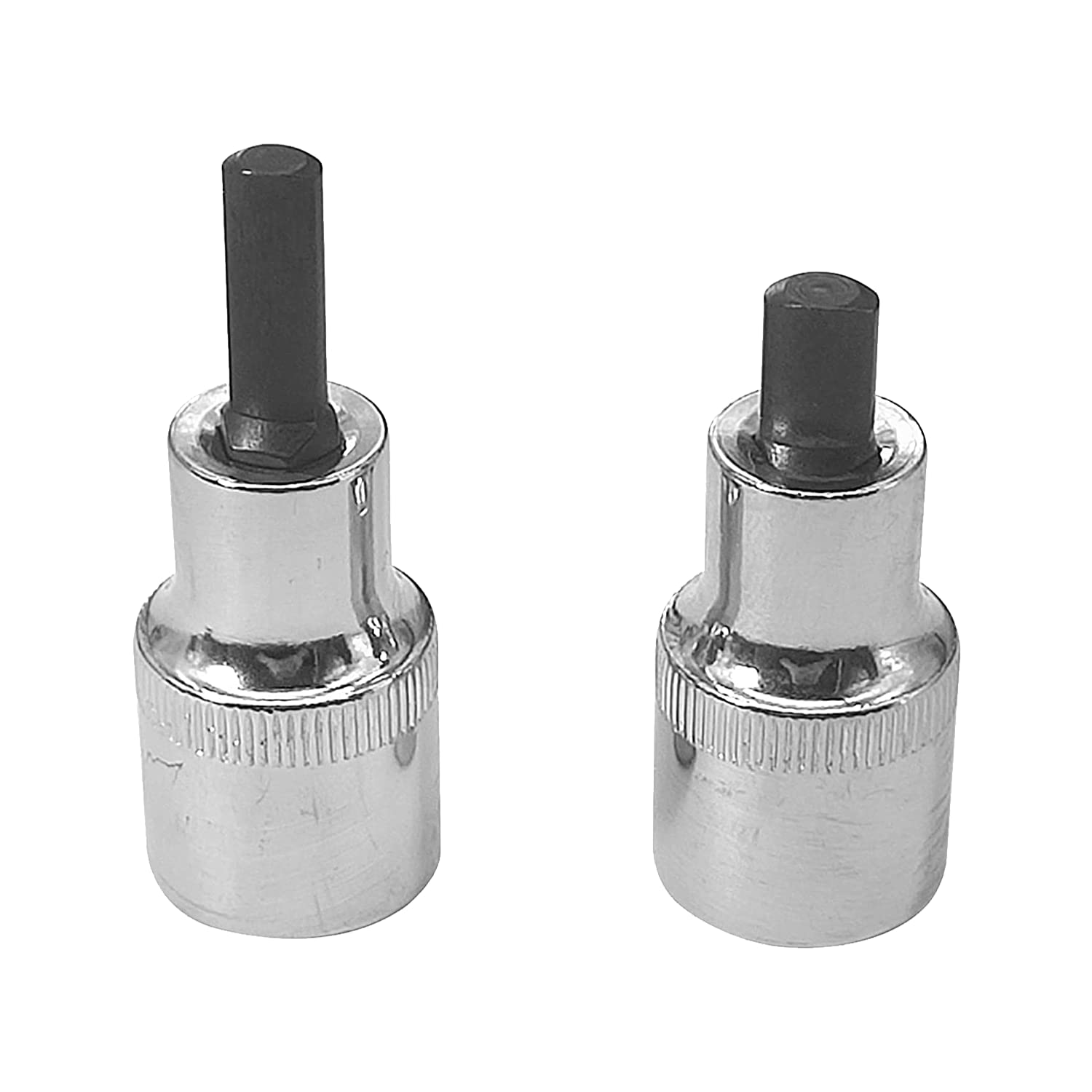 

ZKTOOL 2 Piece Suspension Strut Spreader Socket Set Chrome Strut Housing Socket Bit Tool 1/2 Inch Square Drive 7x5mm 8.2x5.5mm Suspension Strut R