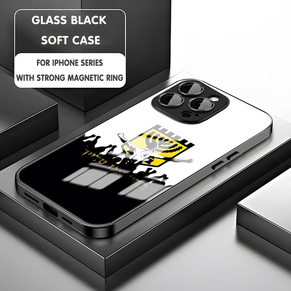 Custodia per Telefono B-Beitars Gerusalemme Per iPhone 17 16 e 15 14 13 12 11 X XR XS Plus Mini Pro Max Custodia Magnetica in Vetro