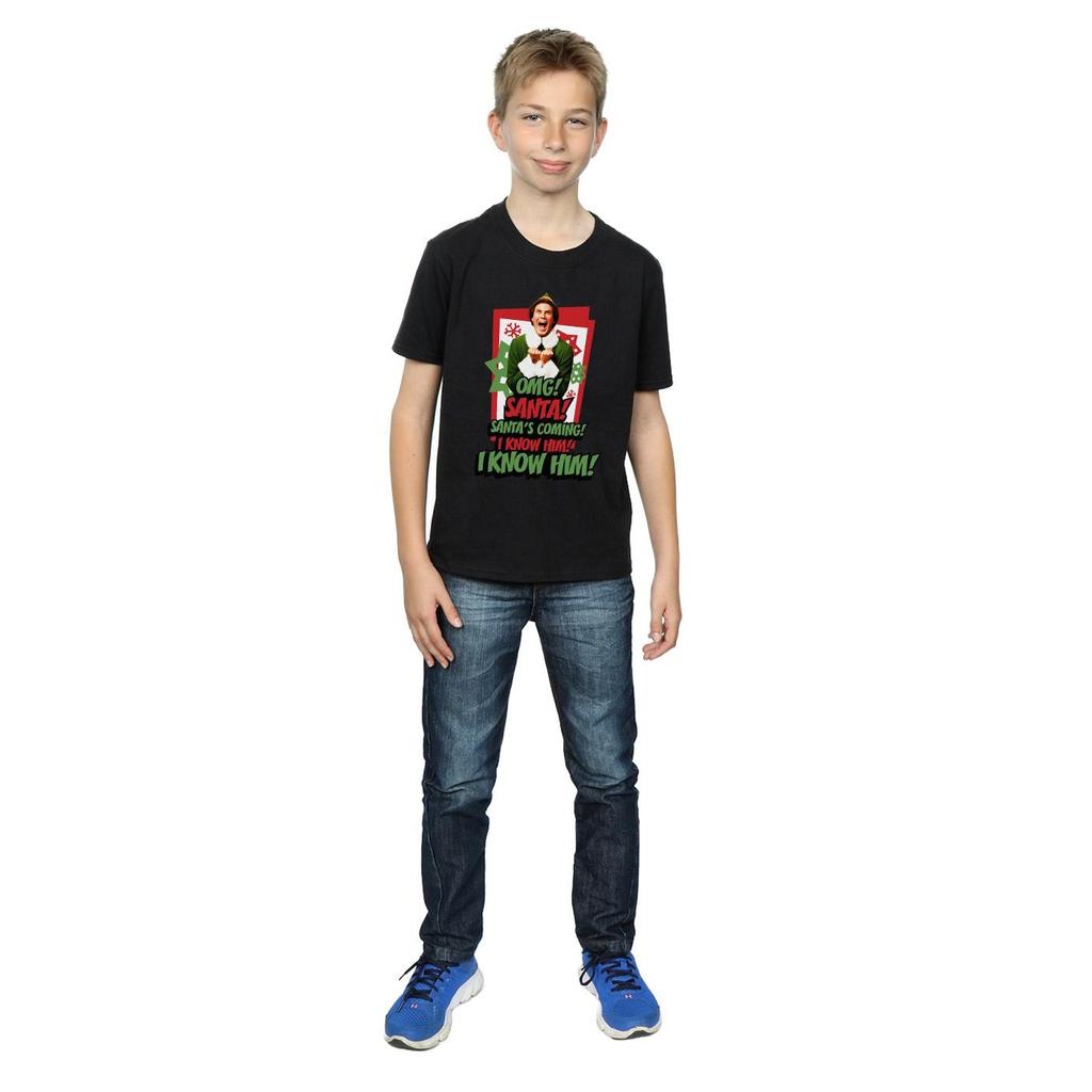 Elf OMG Santa T-Shirt für Jungen