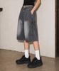 ANEWBROS Berry Carpenter Bermuda Denim Shorts Pants 3 Colors [Ansd_7501]