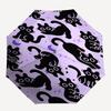 Cats, Purple- Automatic umbrella,Suitable for Men and Women, Travel, Daily Compact Umbrella, Outdoor Accessories,Gifts for Fashion Lovers0904b