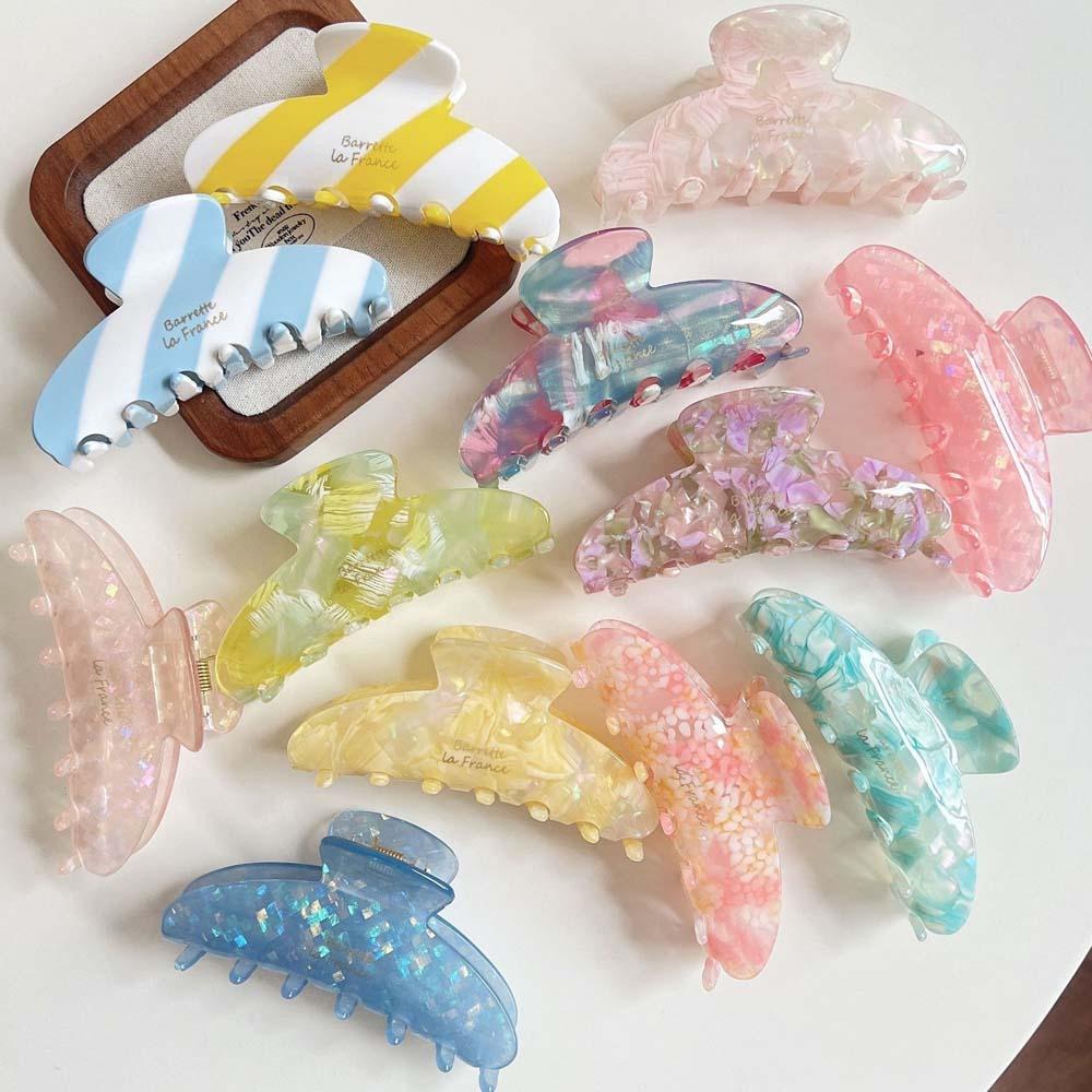 

Acrylic Gradient Shark Clip Elegant Women Hair Accessories Fashion Acetic Acid Hair Claw Party Style 2
