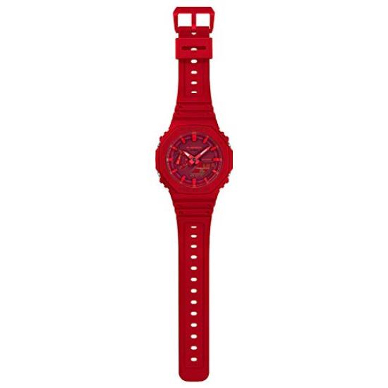 Casio Red G-SHOCK GA-2100-4AJF Analog-Digital Multi-Function Watch,