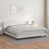 Slatted Bed Base with Mattress - Maison Exclusive - 160x200cm - Faux Leather - Maximum Relaxation