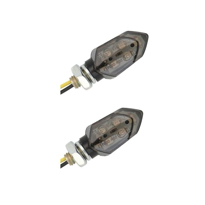4x Clignotants moto LED Lumitecs KP8 teinté