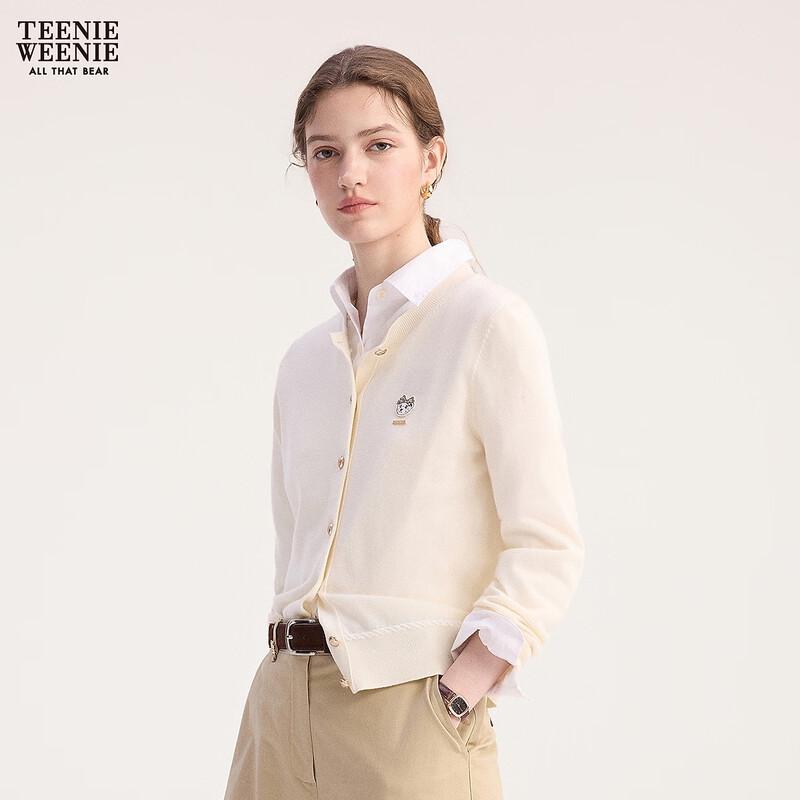 Teenie Weenie Women's Sheep Wool Bear Knit Cardigan